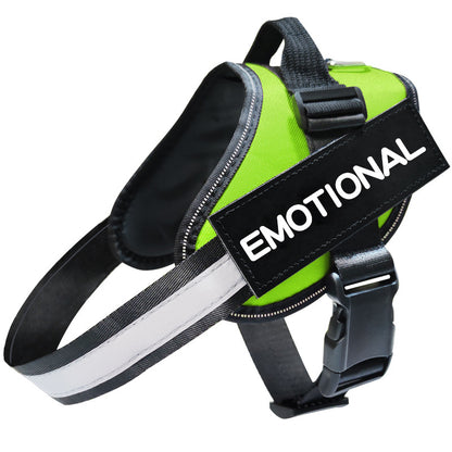 Breathable material used in reflective dog harness