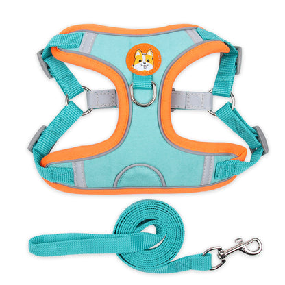 Comfortable reflective pet harness for small pets