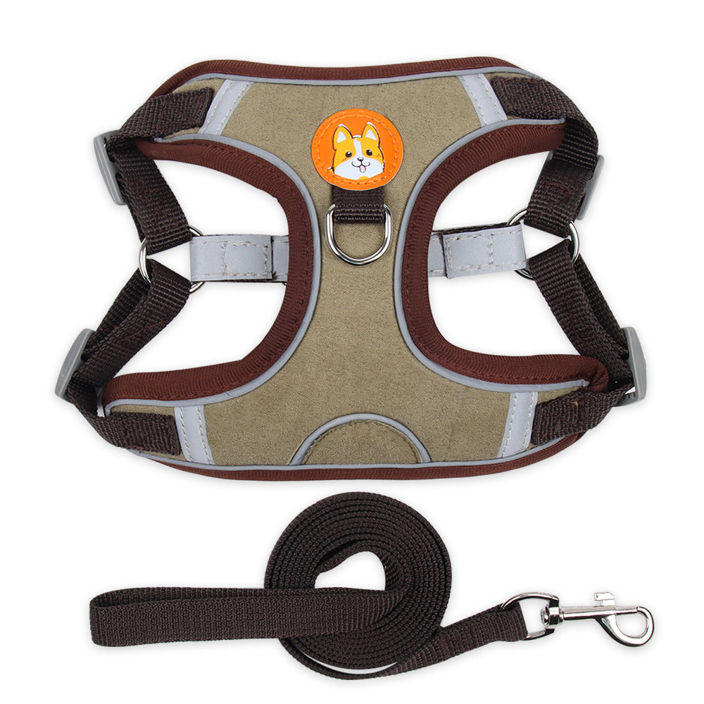 Lightweight cat harness with matching leash
